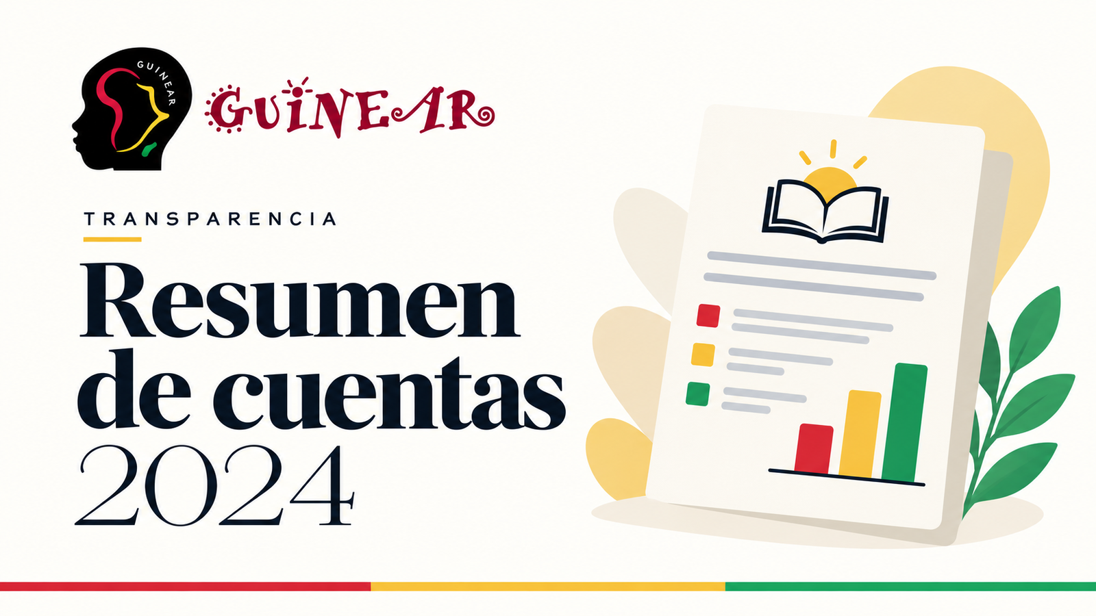 Resumen de cuentas 2024: así destinamos los fondos de GUINEAR