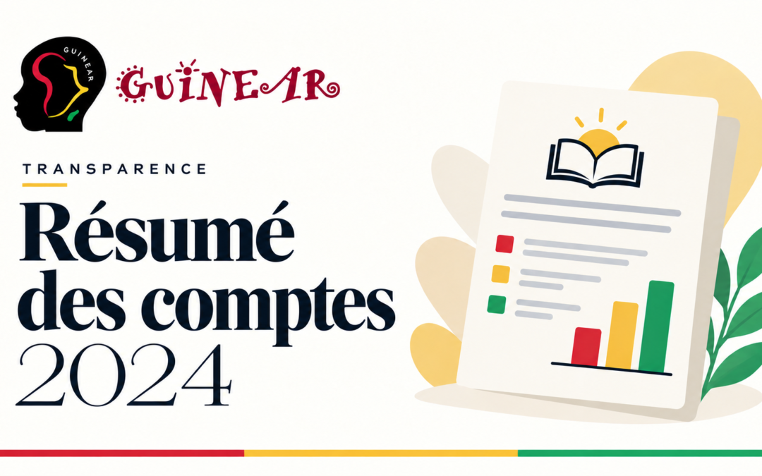 Résumé des comptes 2024 : comment GUINEAR a réparti les fonds